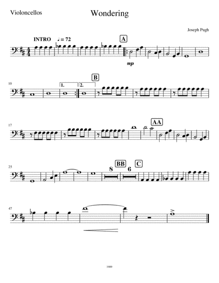 Concerto #1(Wondering)