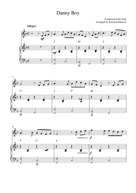 Danny Boy (arr. Kaiserin Rebecca)