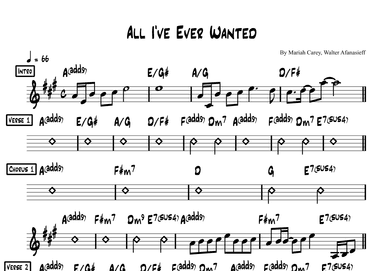 All I've Ever Wanted (arr. Lef Germenlis)
