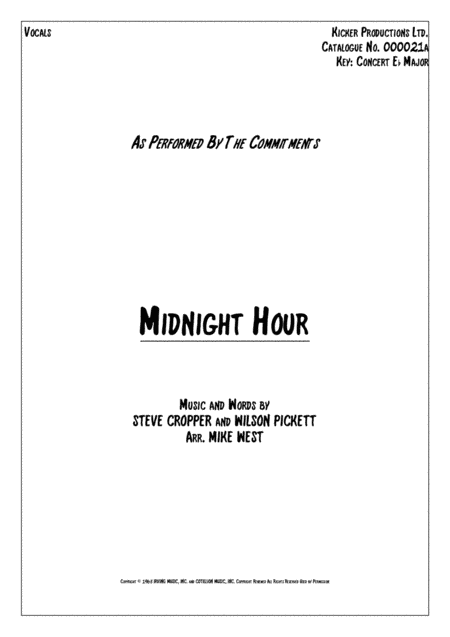 In The Midnight Hour (arr. Mike West)