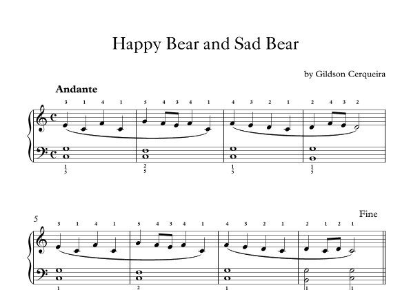Happy Bear and Sad Bear