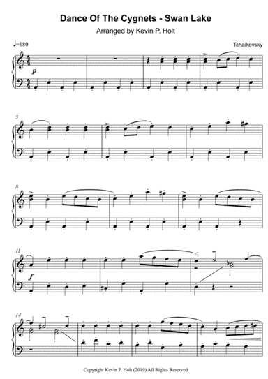 Dance of the Cygnets - Swan Lake (arr. Kevin P. Holt)