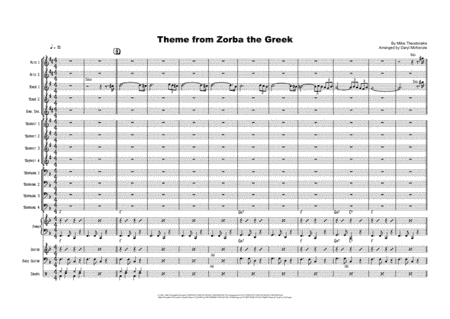 Theme From "zorba The Greek" (arr. Daryl McKenzie)