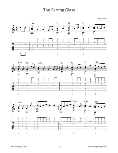 The Parting Glass (arr. Bettina Schipp)