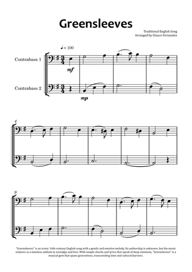 Greensleeves (arr. Glauco Fernandes)