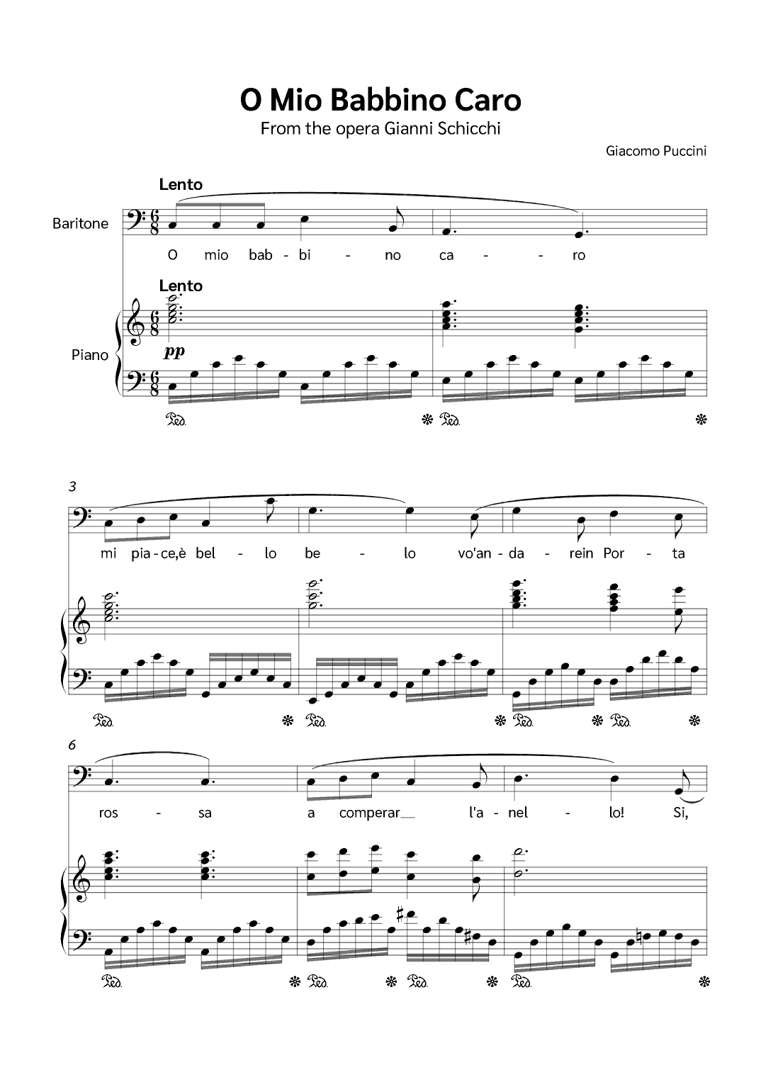 O Mio Babbino Caro (arr. Jackson Spindler)