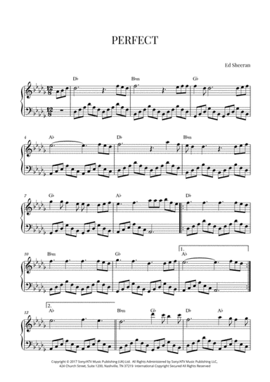 Perfect (arr. Cadenza Editions)