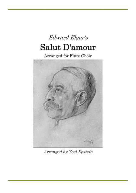 Salut D'Amour - Classic love song arranged for Flute Choir (arr. Yoel Epstein)