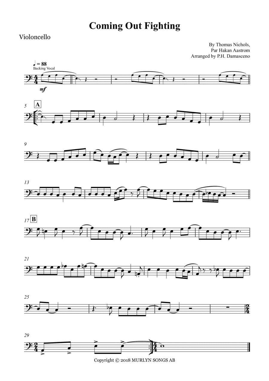 Coming Out Fighting (arr. P.H. Damasceno)