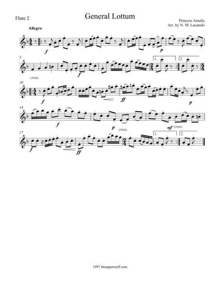 General Lottum (arr. Nick Lacanski)