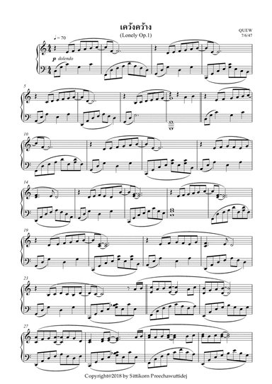 Op.1 Lonely [Dr.QUEW]