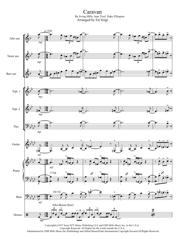 Caravan (arr. Ed Voigt)
