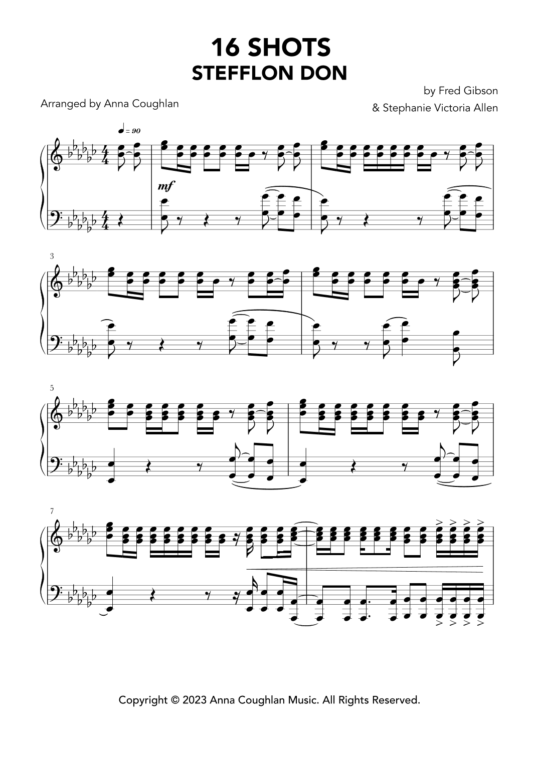 16 Shots (arr. Anna Coughlan)