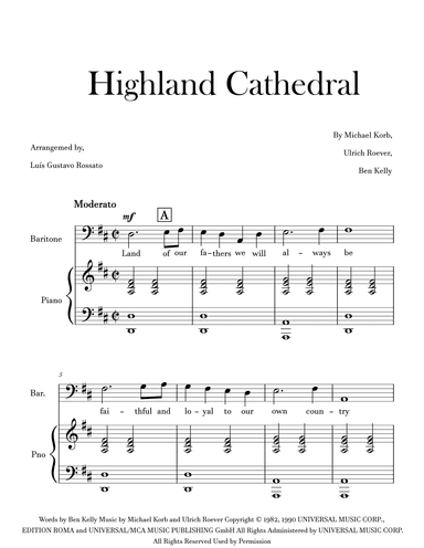 Highland Cathedral (arr. Luís Gustavo Rossato)