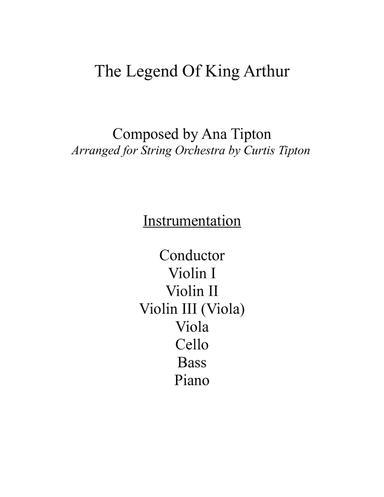 The Legend Of King Arthur