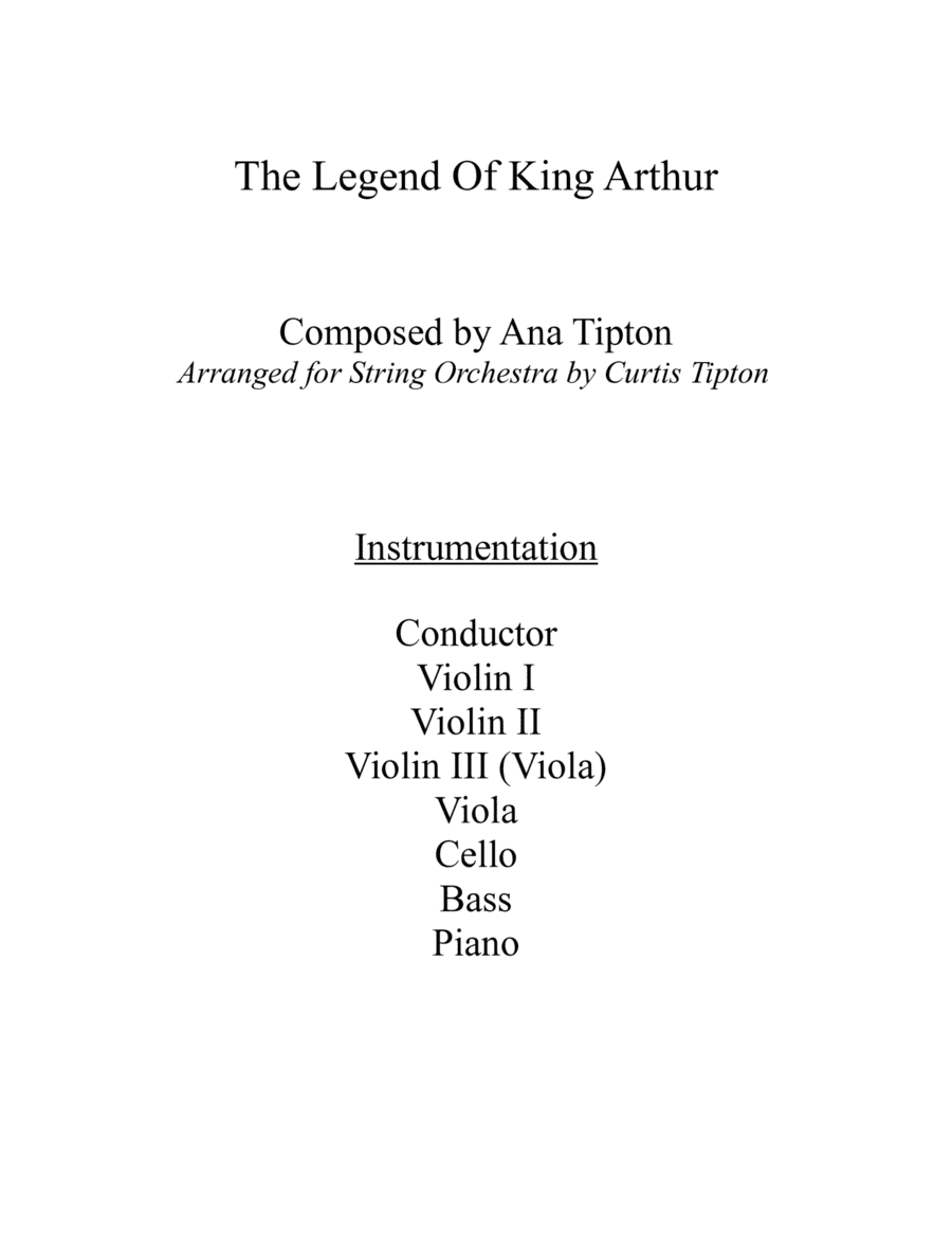 The Legend Of King Arthur