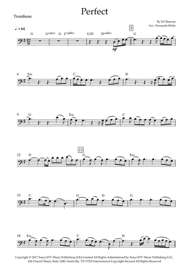 Perfect (arr. Fernando Britto)