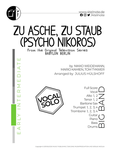 Zu Asche, Zu Staub (arr. Julius Hülshoff)