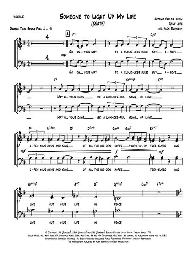 Someone To Light Up My Life (se Todos Fossem Iguais A Voce) (arr. Alex Robinson)