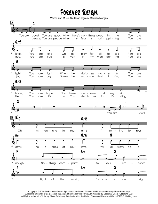 Forever Reign (arr. Brian Kim)