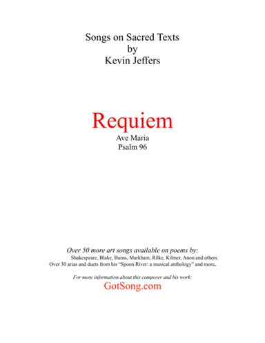 Requiem (solo Latin text)