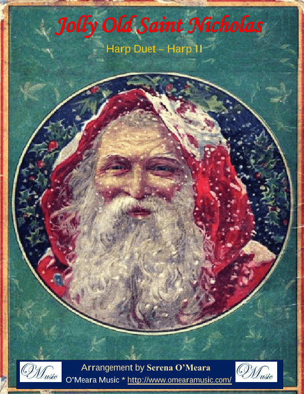 Jolly Old Saint Nicholas, Harp Duet, Harp II (arr. Serena O'Meara)