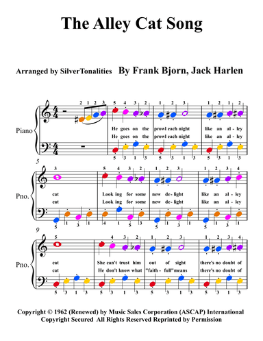 Alley Cat Song (arr. SilverTonalities)