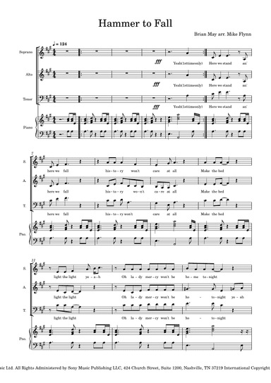 Hammer To Fall (arr. Mike Flynn)