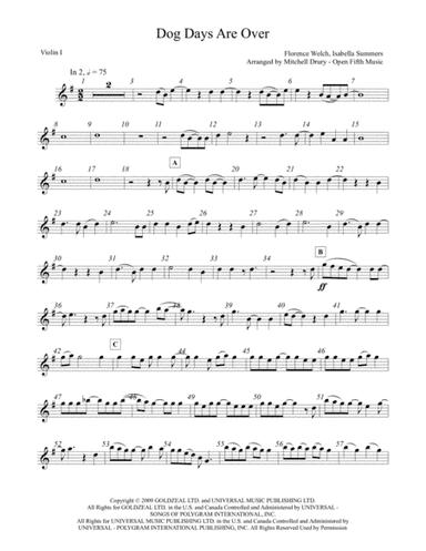 Dog Days Are Over (arr. Mitchell Drury)