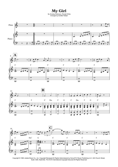 My Girl (arr. Schäfer Rafael)