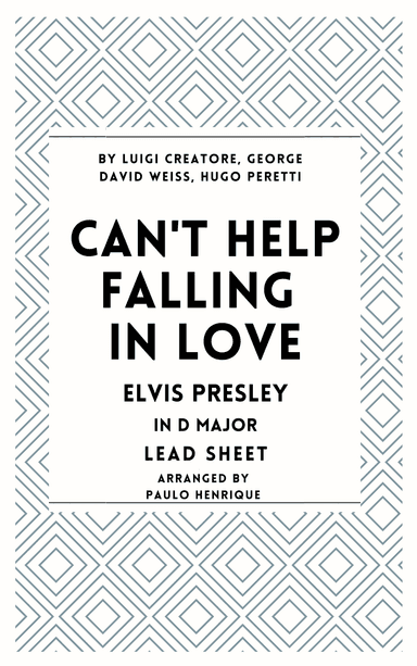Can't Help Falling In Love (arr. Paulo Henrique)