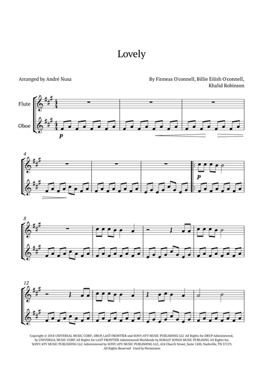 Lovely (arr. André Nusa)