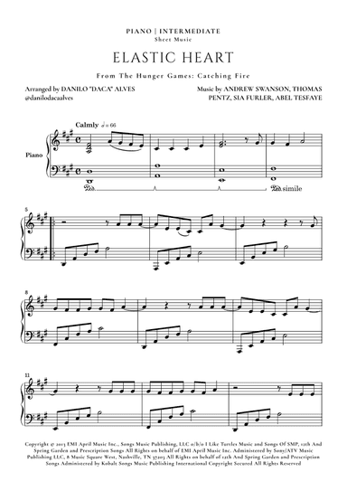 Elastic Heart (arr. Danilo "Daca" Alves)