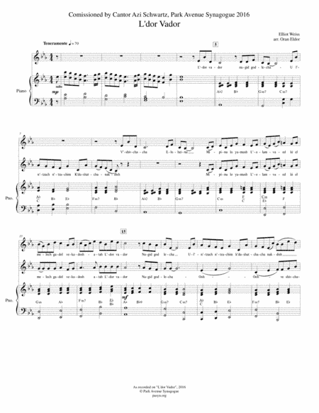 L'dor Va-Dor (Weiss)