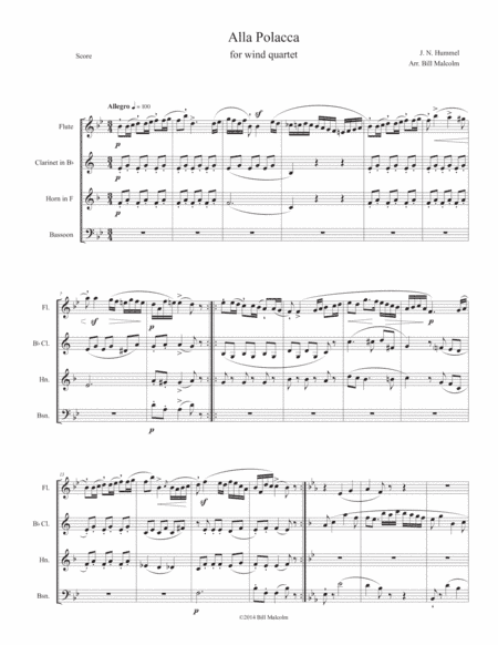 Alla Polacca (arr. Bill Malcolm)