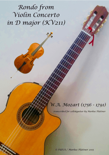Mozart Rondo for Cello and Guitar (arr. Markus Plattner (*1952))