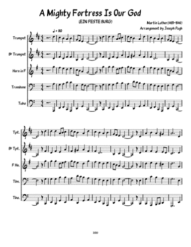 A Mighty Fortress Is Our God (arr. Joseph Pugh)
