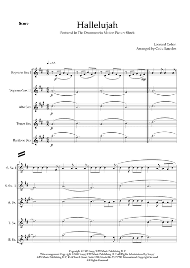 Hallelujah (arr. Cadu Barcelos)