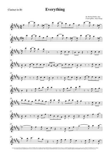 Everything (arr. Wesley S. SIlva)