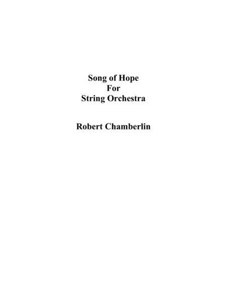 Song of Hope