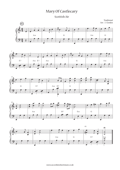Mary Of Castlecary (arr. Julia Gordon)