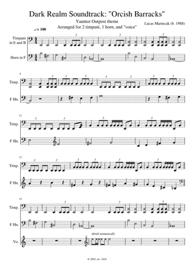 Dark Realms soundtrack: Orcish Barracks