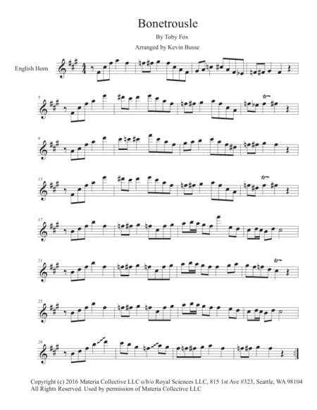 Bonetrousle (from Undertale) (arr. Kevin Busse)