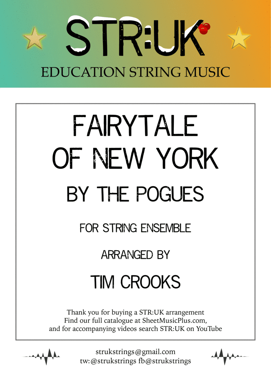 Fairytale Of New York (arr. Tim Crooks)