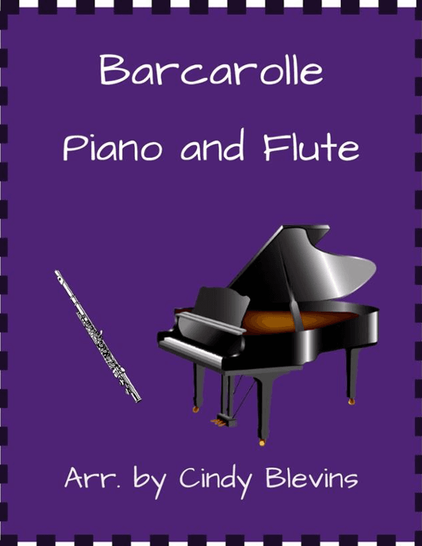 Barcarolle, for Piano and Flute (arr. Cindy Blevins)