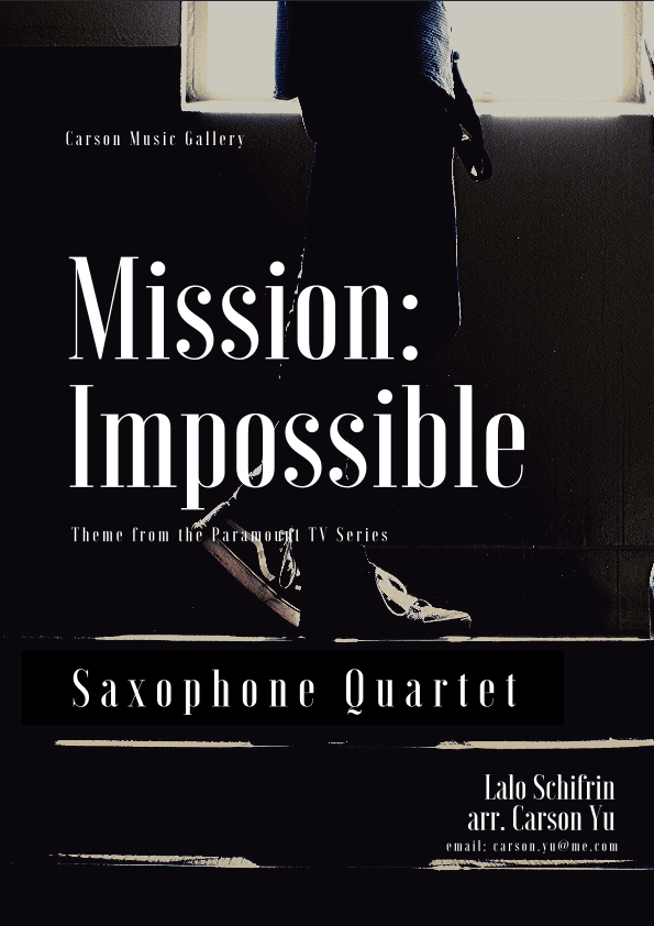 Mission: Impossible Theme  from the Paramount Television Series MISSION: IMPOSSIBLE (arr. Carson Yu)