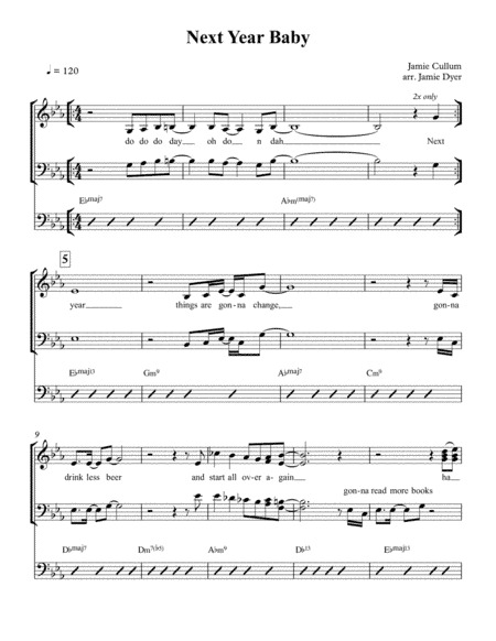 Next Year, Baby (arr. Jamie Dyer)