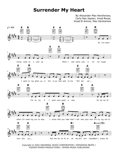 Surrender My Heart (arr. Isabel Oliveira Hill)