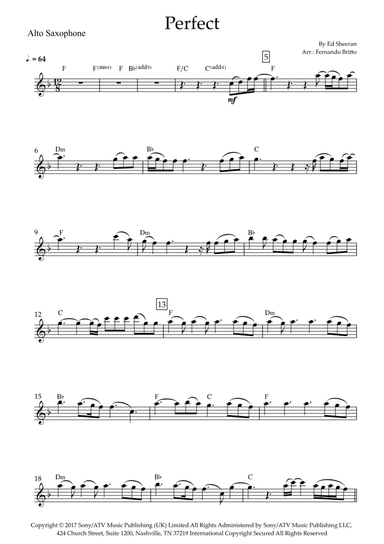 Perfect (arr. Fernando Britto)