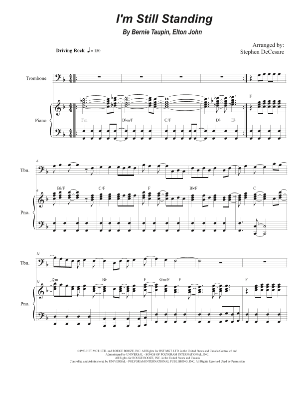 I'm Still Standing (arr. Stephen DeCesare)